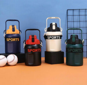 Bình đựng nước thể thao, giữ nhiệt lõi inox 316 - có dây đeo, quai xách