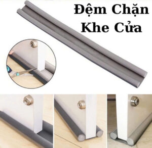 Thanh xốp chặn khe cửa chống côn trùng, bụi bẩn, tiếng ồn, thoát hơi lạnh điều hòa