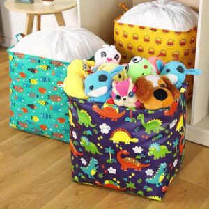 Giỏ Đựng Quần Áo Dung Tích 100L – Túi Đựng Chăn Màn Đồ Chơi Đa Năng Có Dây Rút Tiện Lợi